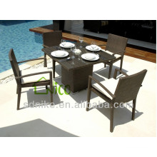 Outdoor-Rattan Möbel quadratischen Speisesaal